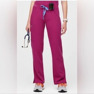Figs Raspberry Sorbet Kade scrub pants XL Petite